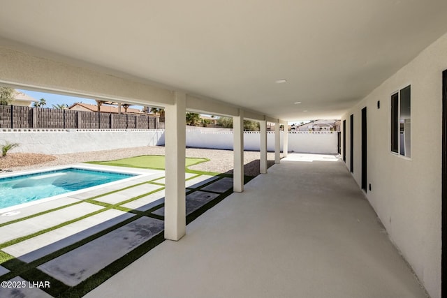 view of patio / terrace featuring a fenced backyard