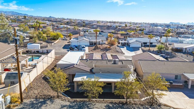 2555 Avalon Ln, Lake Havasu City, AZ 86404 - aerial perspective of suburban area with a mountainous background