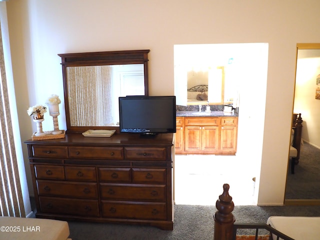 1650 S Smoketree Ave Unit 168, Lake Havasu City, AZ 86403 - bedroom with carpet flooring and a sink