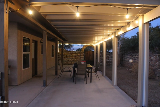 view of patio / terrace with outdoor dining space