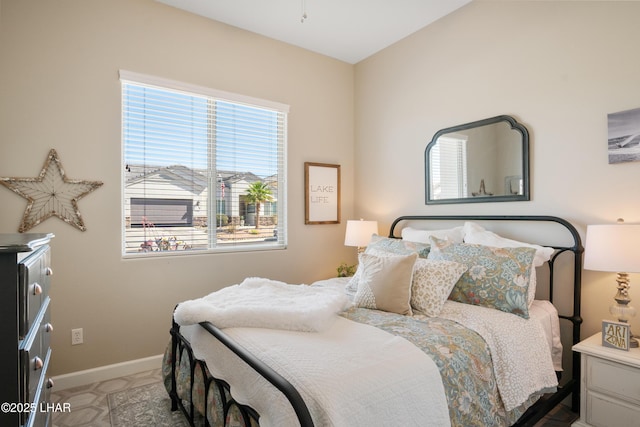 bedroom with baseboards