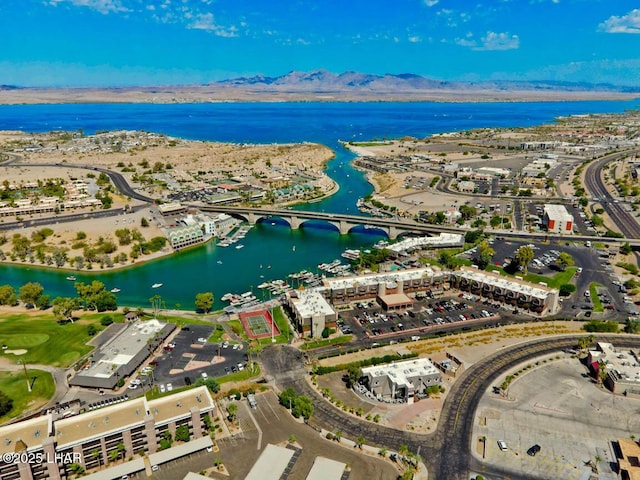 777 Harrah Way Unit 524, Lake Havasu City, AZ 86403 - birds eye view of property featuring a water and mountain view