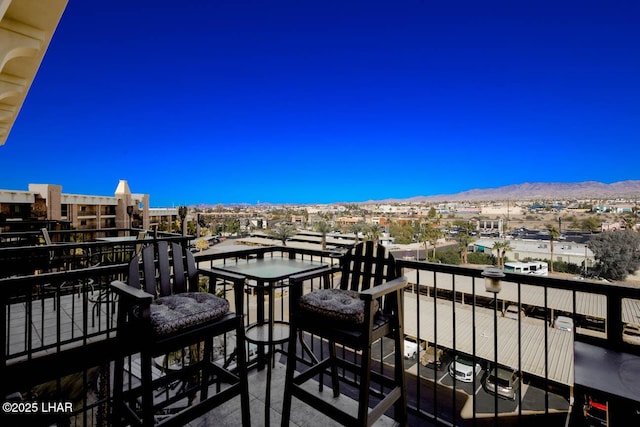 777 Harrah Way Unit 524, Lake Havasu City, AZ 86403 - balcony featuring a mountain view