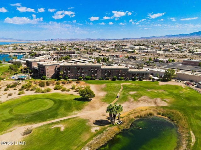 777 Harrah Way Unit 524, Lake Havasu City, AZ 86403 - drone / aerial view with a water and mountain view