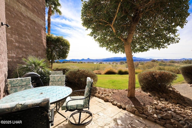 777 Harrah Way Unit 524, Lake Havasu City, AZ 86403 - view of patio featuring a mountain view