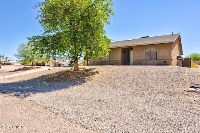 view of ranch-style home