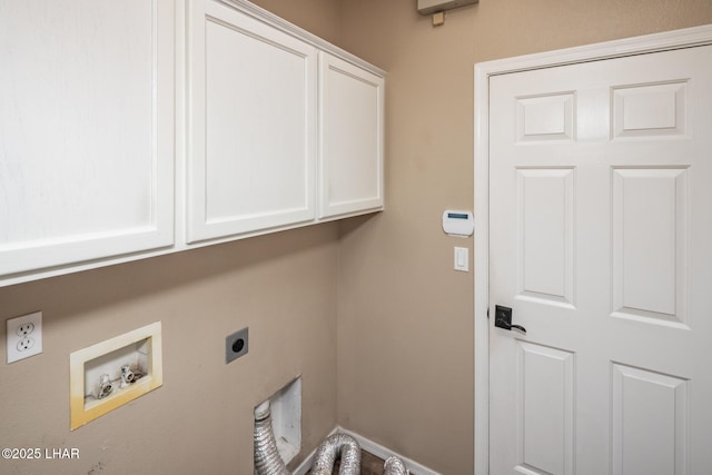 679 Apache Dr, Lake Havasu City, AZ 86406 - laundry room featuring hookup for an electric dryer, cabinet space, and hookup for a washing machine