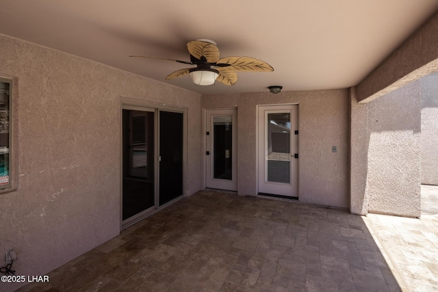 679 Apache Dr, Lake Havasu City, AZ 86406 - view of patio / terrace featuring a ceiling fan