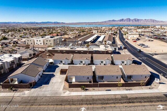 2080 Swanson Ave Unit F, Lake Havasu City, AZ 86403 - bird's eye view with a residential view and a water and mountain view