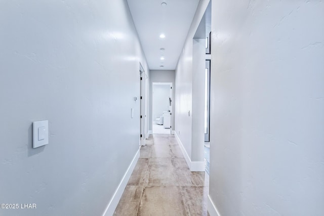 816 Isola Bella Loop, Lake Havasu City, AZ 86403 - hallway with concrete flooring and recessed lighting