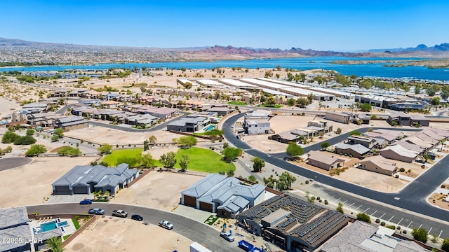 816 Isola Bella Loop, Lake Havasu City, AZ 86403 - aerial perspective of suburban area with a water and mountain view