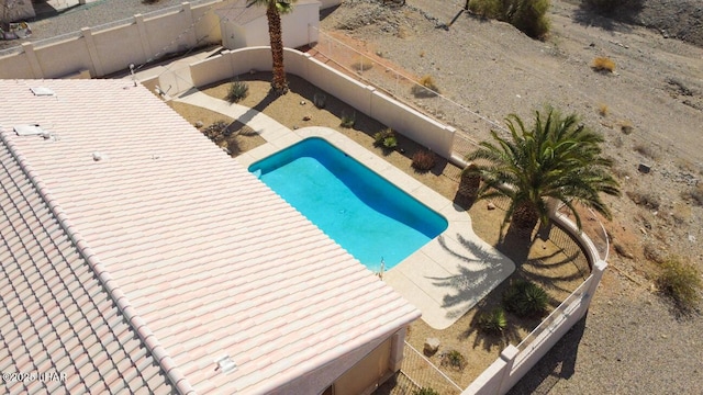 2624 Rainbow Ave N, Lake Havasu City, AZ 86403 - view of pool featuring a fenced in pool and a fenced backyard