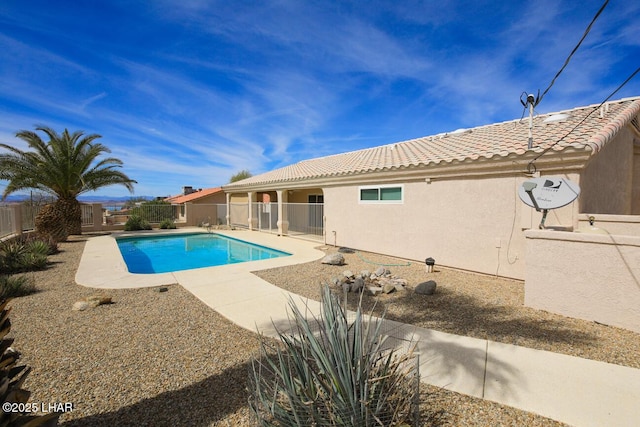 2624 Rainbow Ave N, Lake Havasu City, AZ 86403 - view of pool featuring a fenced backyard, a fenced in pool, and a patio