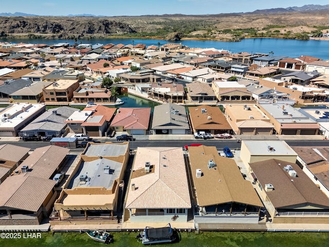 8731 Yaqui, Parker, AZ 85344 - bird's eye view featuring a water and mountain view and a residential view