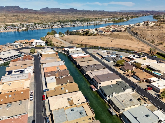 8731 Yaqui, Parker, AZ 85344 - bird's eye view with a water and mountain view