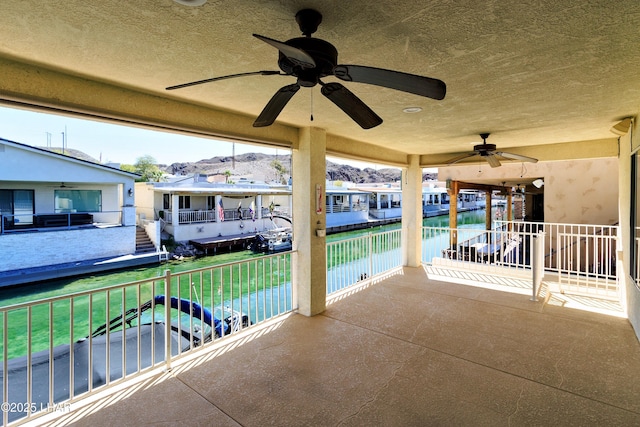 8731 Yaqui, Parker, AZ 85344 - view of patio featuring a balcony and a residential view