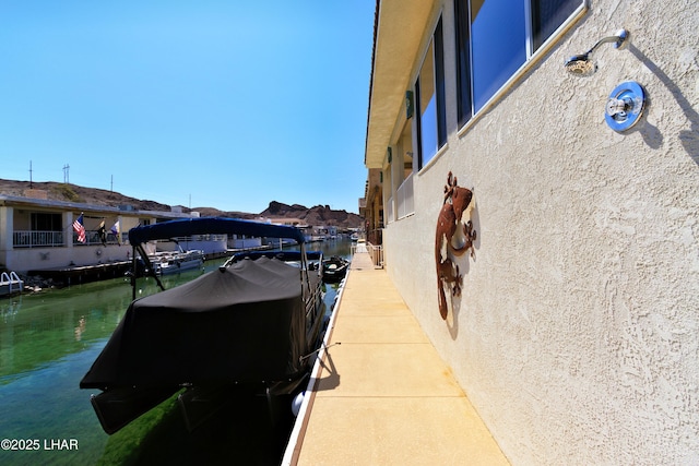 8731 Yaqui, Parker, AZ 85344 - exterior space with a dock and stucco siding