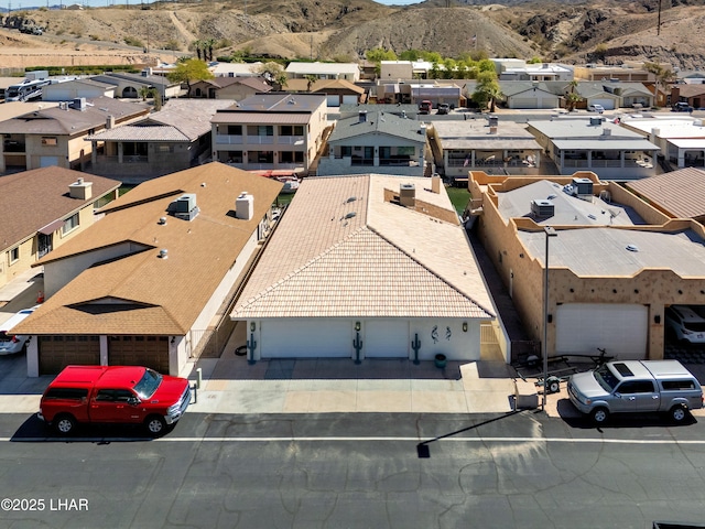 8731 Yaqui, Parker, AZ 85344 - aerial view featuring a mountain view and a residential view