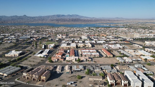 2095 Mesquite Ave Unit 27, Lake Havasu City, AZ 86403 - aerial view of property and surrounding area with a water and mountain view