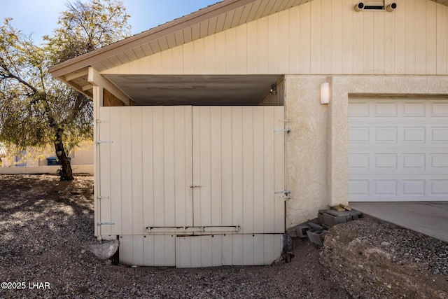 view of outdoor structure