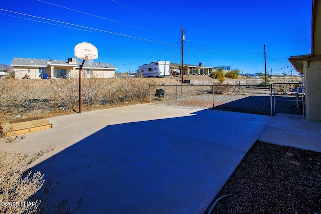 view of sport court