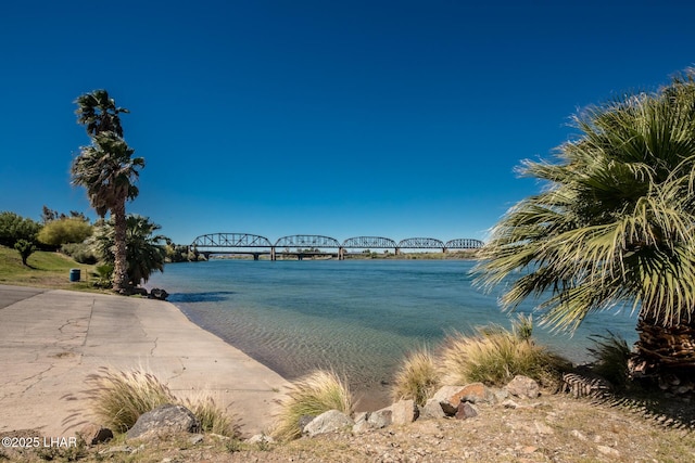 property view of water