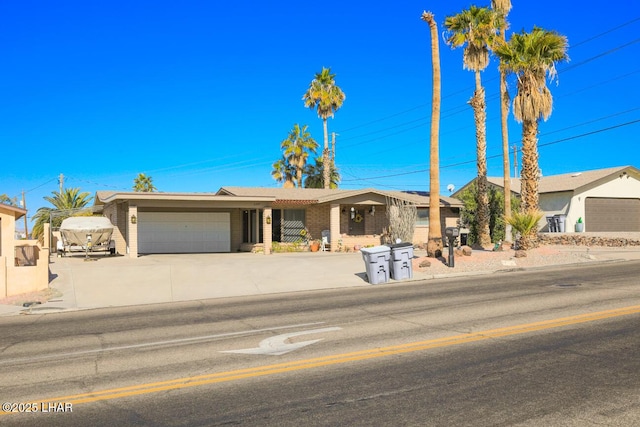 ranch-style house with a garage