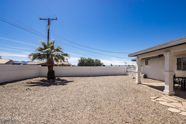 2130 Smoketree Ave N, Lake Havasu City, AZ 86403 - view of yard with fence and a patio