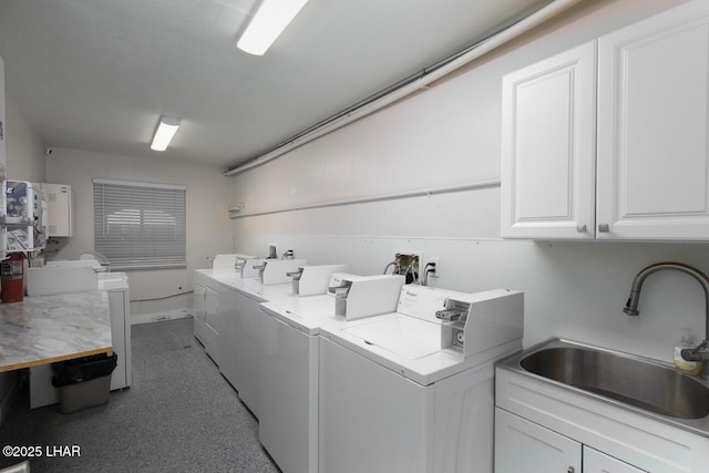 2100 Swanson Ave Unit 209, Lake Havasu City, AZ 86403 - washroom with washing machine and dryer and cabinet space