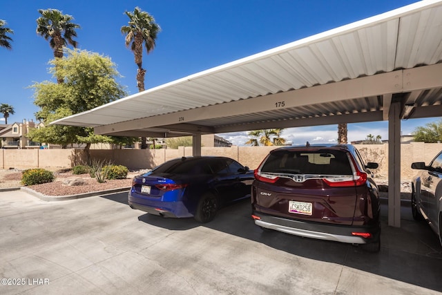 1650 Smoketree Ave S Unit 175, Lake Havasu City, AZ 86403 - covered parking lot featuring fence