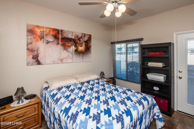 1650 Smoketree Ave S Unit 175, Lake Havasu City, AZ 86403 - bedroom featuring ceiling fan and multiple windows