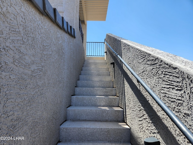 view of staircase