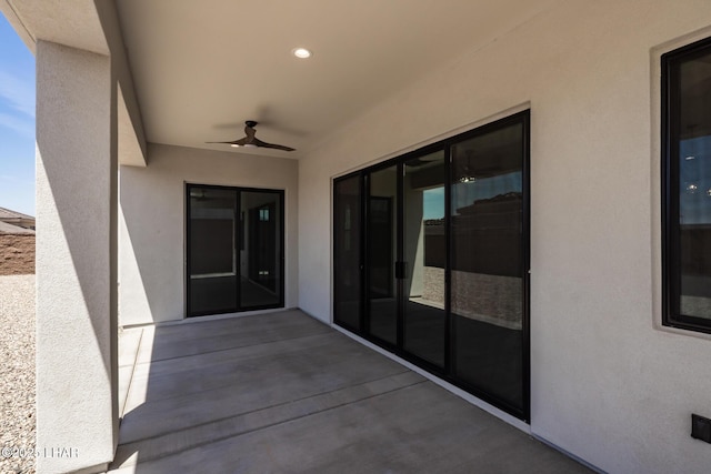 1650 E Sandra Dr, Lake Havasu City, AZ 86404 - view of patio featuring ceiling fan