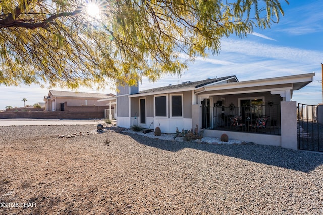 view of ranch-style house