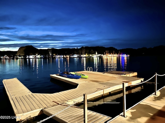 9378 Riverside Dr, Parker, AZ 85344 - dock area featuring a water view