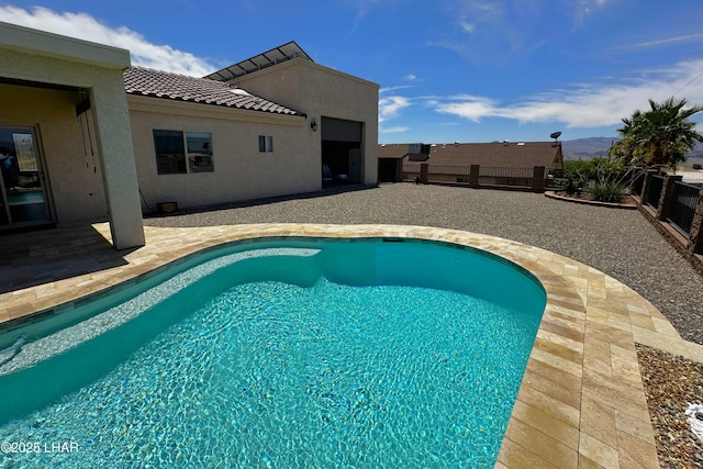 2969 Pony Cir, Lake Havasu City, AZ 86406 - view of swimming pool featuring a fenced backyard and a patio area