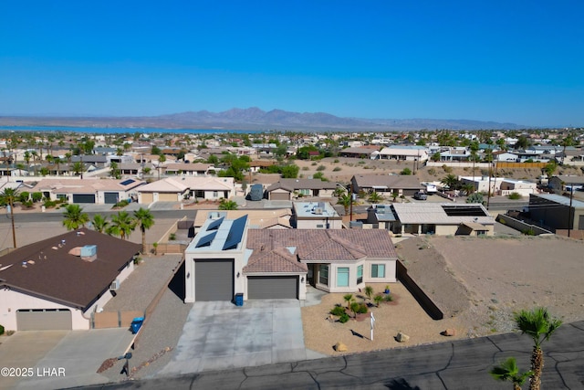 2969 Pony Cir, Lake Havasu City, AZ 86406 - aerial perspective of suburban area featuring a mountainous background