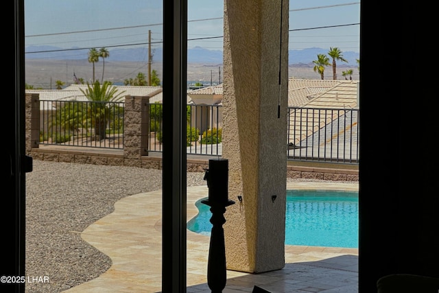 2969 Pony Cir, Lake Havasu City, AZ 86406 - doorway with a mountain view