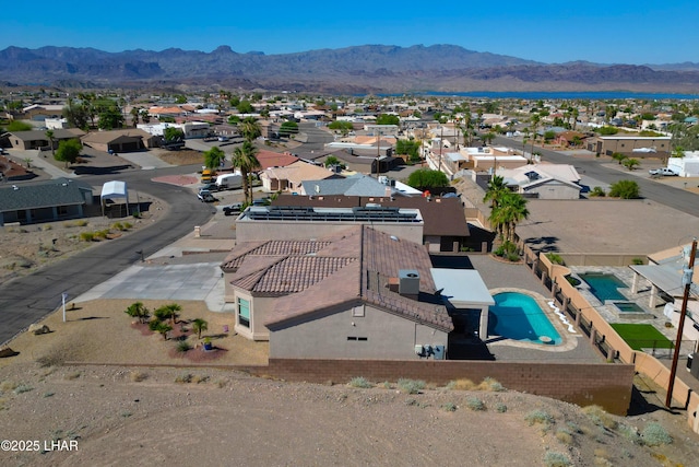 2969 Pony Cir, Lake Havasu City, AZ 86406 - aerial view of residential area featuring a mountainous background