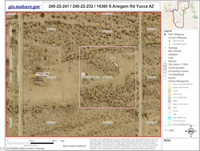 Listing photo 3 for 4.7ACRES S Anegam Rd, Yucca AZ 86438