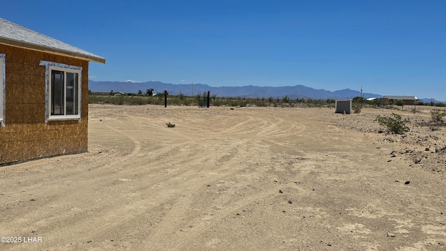 16457 S Lynn Ave, Yucca, AZ 86438 - view of yard with a mountain view and a view of rural / pastoral area