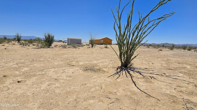 16457 S Lynn Ave, Yucca, AZ 86438 - view of yard featuring a view of rural / pastoral area and a mountain view