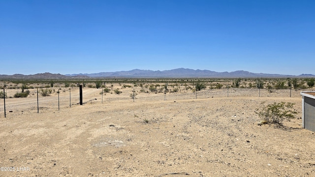 16457 S Lynn Ave, Yucca, AZ 86438 - mountain view featuring a desert landscape and rural landscape