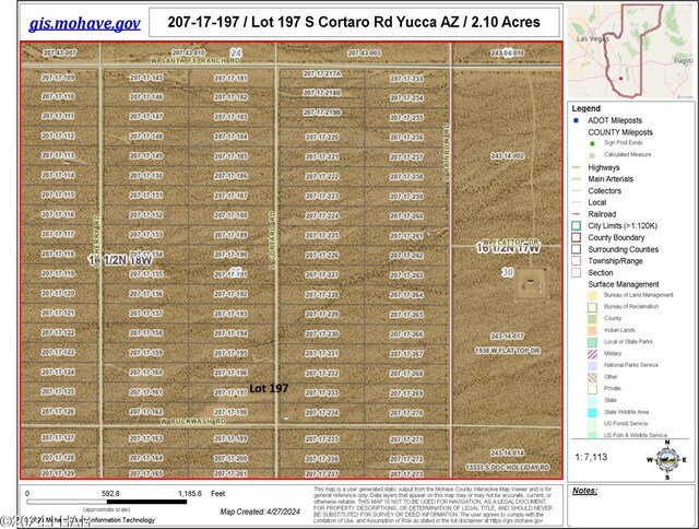 LOT197 S Cortaro Rd, Yucca, AZ 86438