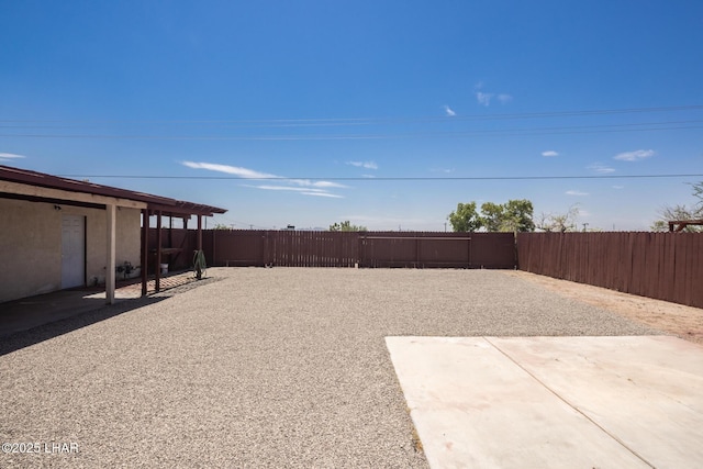 1116 W 4th St, Parker, AZ 85344 - fenced backyard featuring a patio