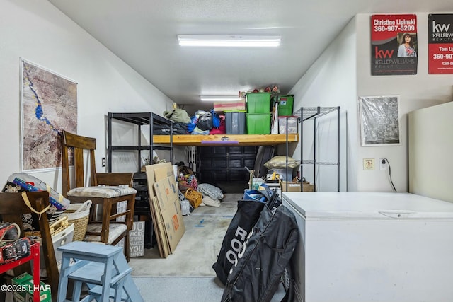 view of storage room