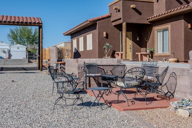 1972 E Bayshore Rd, Lake Havasu City, AZ 86404 - view of patio featuring fence