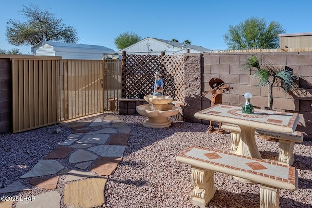 1972 E Bayshore Rd, Lake Havasu City, AZ 86404 - view of patio / terrace with fence