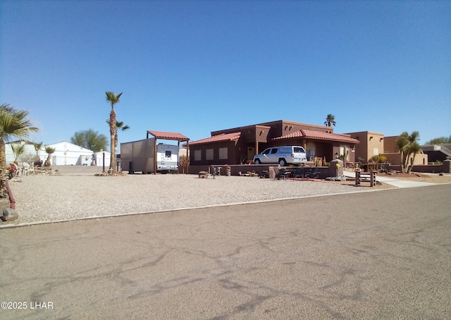 view of adobe home