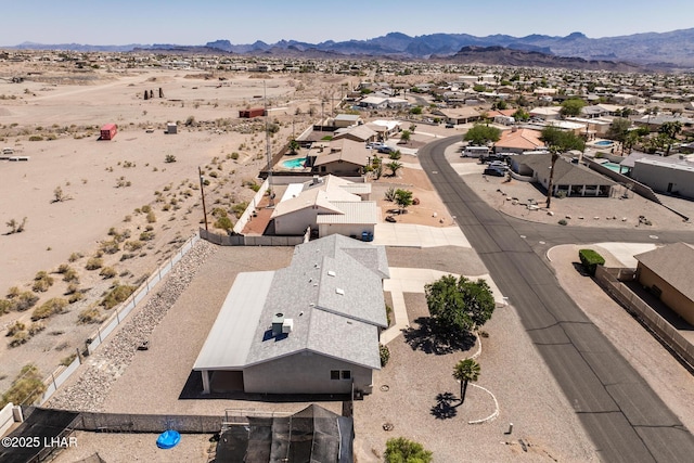 4080 Albacore Dr, Lake Havasu City, AZ 86406 - aerial view of residential area featuring a mountain backdrop and a desert landscape